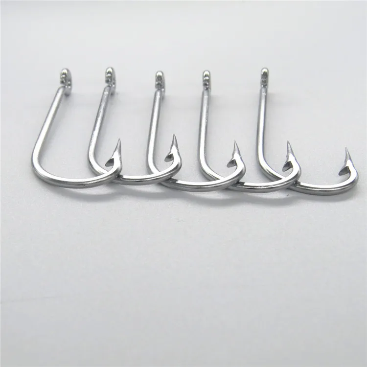 
34007 1/0 -14/0 stainless steel white whole sell in store circle sea fishing hook for fishing 