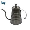 Gooseneck Tea Kettle Long Narrow Spout Coffee Maker With Wooden Handle