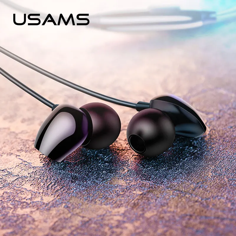 

USAMS EP-28 Hot selling mobile accessories headphone wired wholesale In-ear Earphone