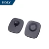 Holy ABS plastic material eas security alarm system mini square rf hard tag for clothing stores