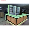 Large LED RGB Light Night Club Acrylic Solid Surface Translucent Stone Bar Counter