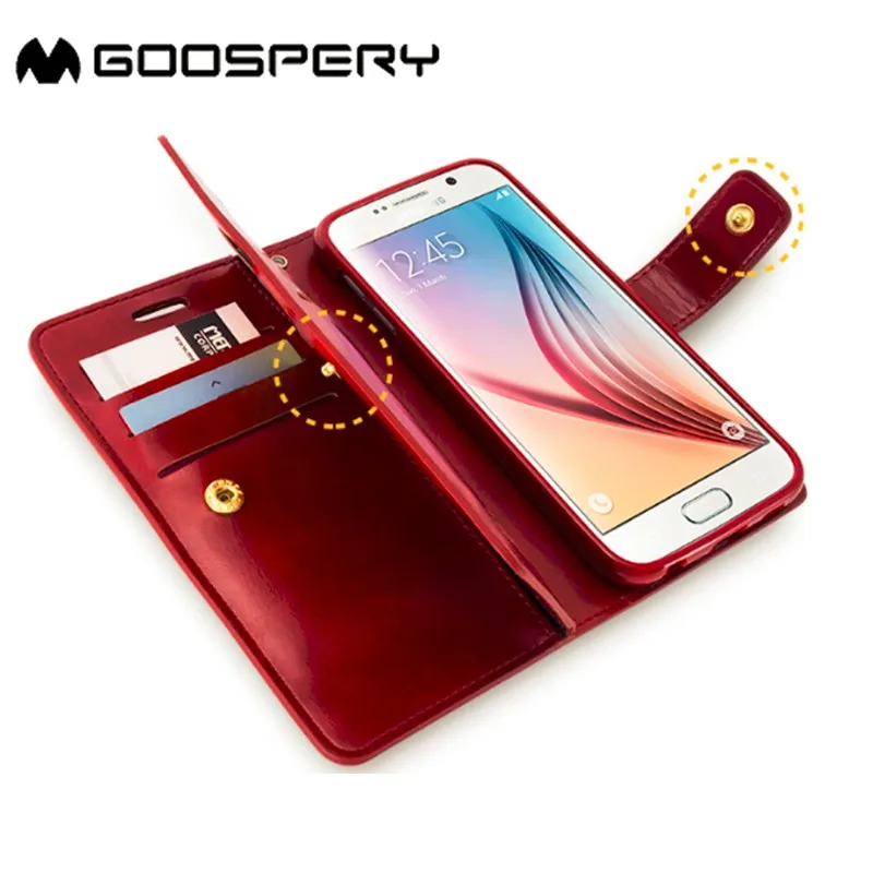 

GC For Galaxy s10 case Goospery leather case Mansoor Wallet leather mobile phone cover