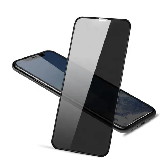 

Full coverage privacy film cell phone screen protector for iphone Xs max, Black