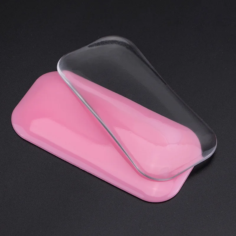 

Wholesale Super Soft Pink Eyelash Extension Tray Tool for Lash Tile Flexible Eyelash Silicone Forehead Holder Pad