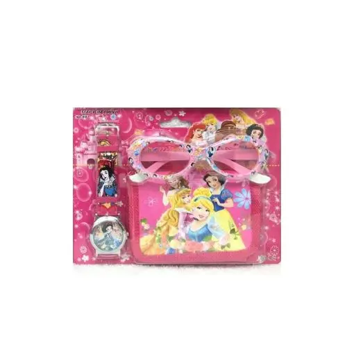 

cartoon watches glass and wallet sets children party gift