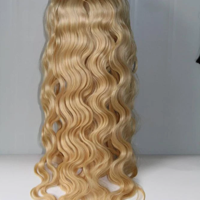 Top Quality Fashion Style Long human hair 613 Body Wave Front Lace Wig