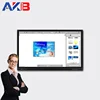 65 75 86 inch lcd interactive whiteboard touch screen teaching equipment TV kiosk with cast screen software for classroom