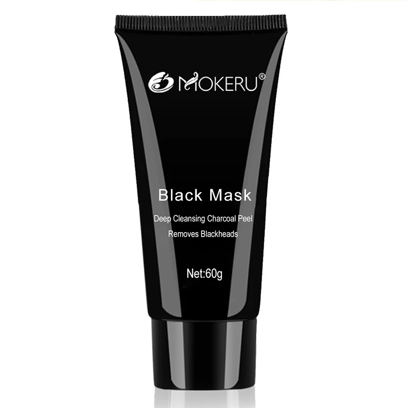 

Mokeru 60g blackhead remover face mask shills deep cleansing black mask purifying peel off charcoal facial mask for skin care, Black mud