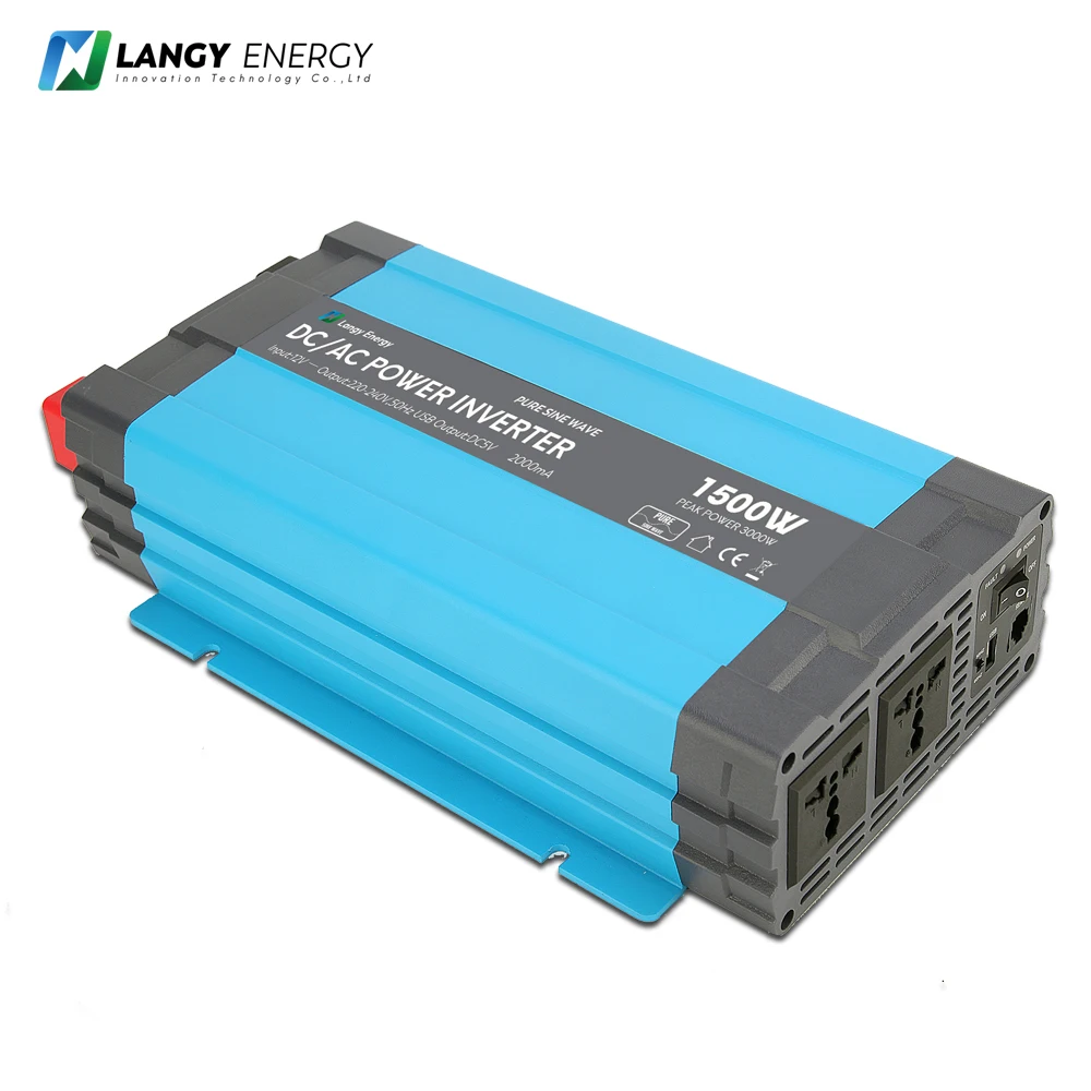 
2 years warranty power invertor 1500w 1500 watt dc ac inverter solar inversor for car using 