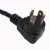 USA Canada standard CUL UL himalayan rock salt power cord with plug,inline switch,E12 light socket,metal spring clip bracket