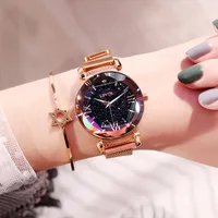 

LSVTR 2019 AliExpress Hot Sell Models Popular Women Mesh Belt Wristwatches Fashion Star Colorful Quartz High Quality Watches