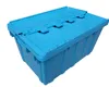 All Size Plastic storage box container bin with hinged lid