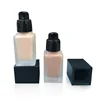 oem odm 9 popular colors liquid foundation attached video, in stock low moq custom logo wet dark foundation private label