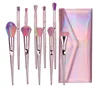 New Nylon material brush 10 piece thumb makeup brush set