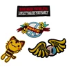 Design Logo Cloth Sequin Custom Embroidered Badges Flower 3D Embroidery Patch