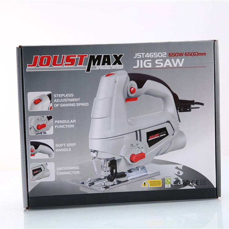
Wood Cutting Machine Portable Electric Tools Laser Guide Variable Speed with Quick Replace Blade Electric Jig Saw 