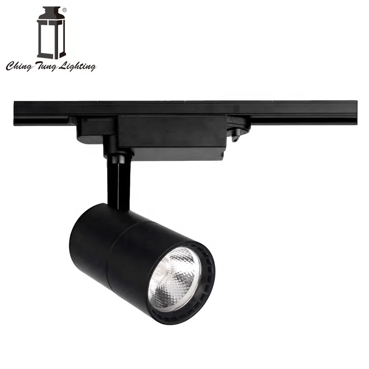 10W 20W 30W 40W Commercial Spotlights Rail System Lighting Focus Dimmable Led Track Light