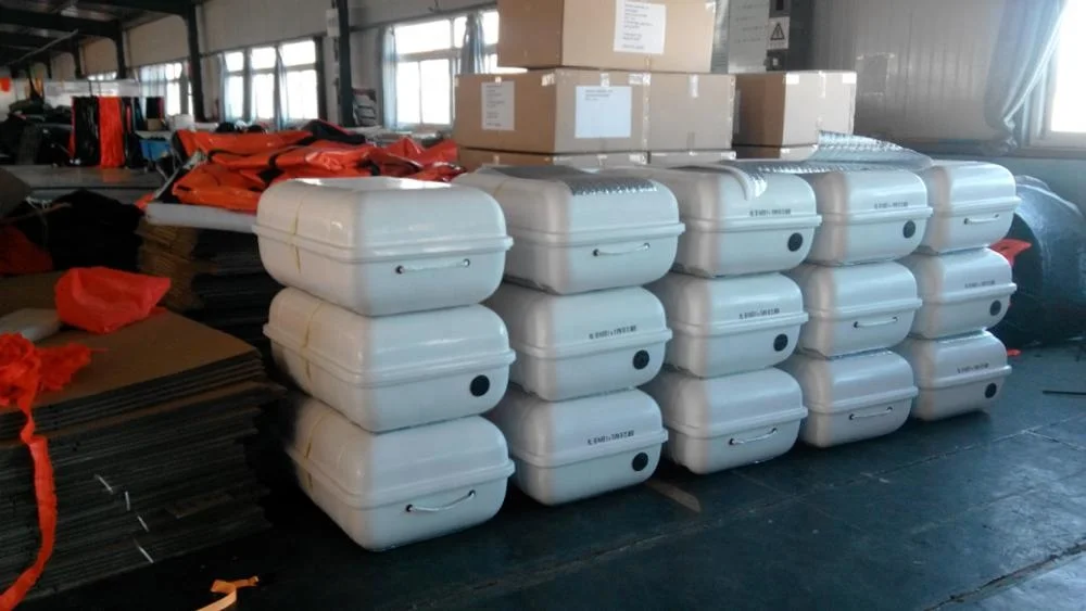 
cheap price rigid type ten person automatic self inflating life raft 