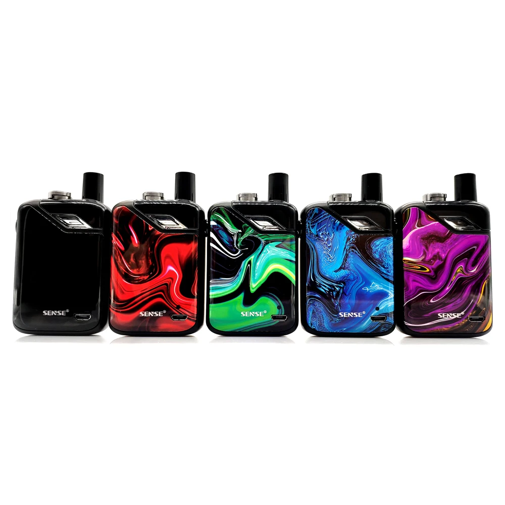 

Hot Original Sensetech Orbit TF Pod System Top Refill Starter Kit 1100mAh DL MTL Mesh coil AIO 3ml Full Kit