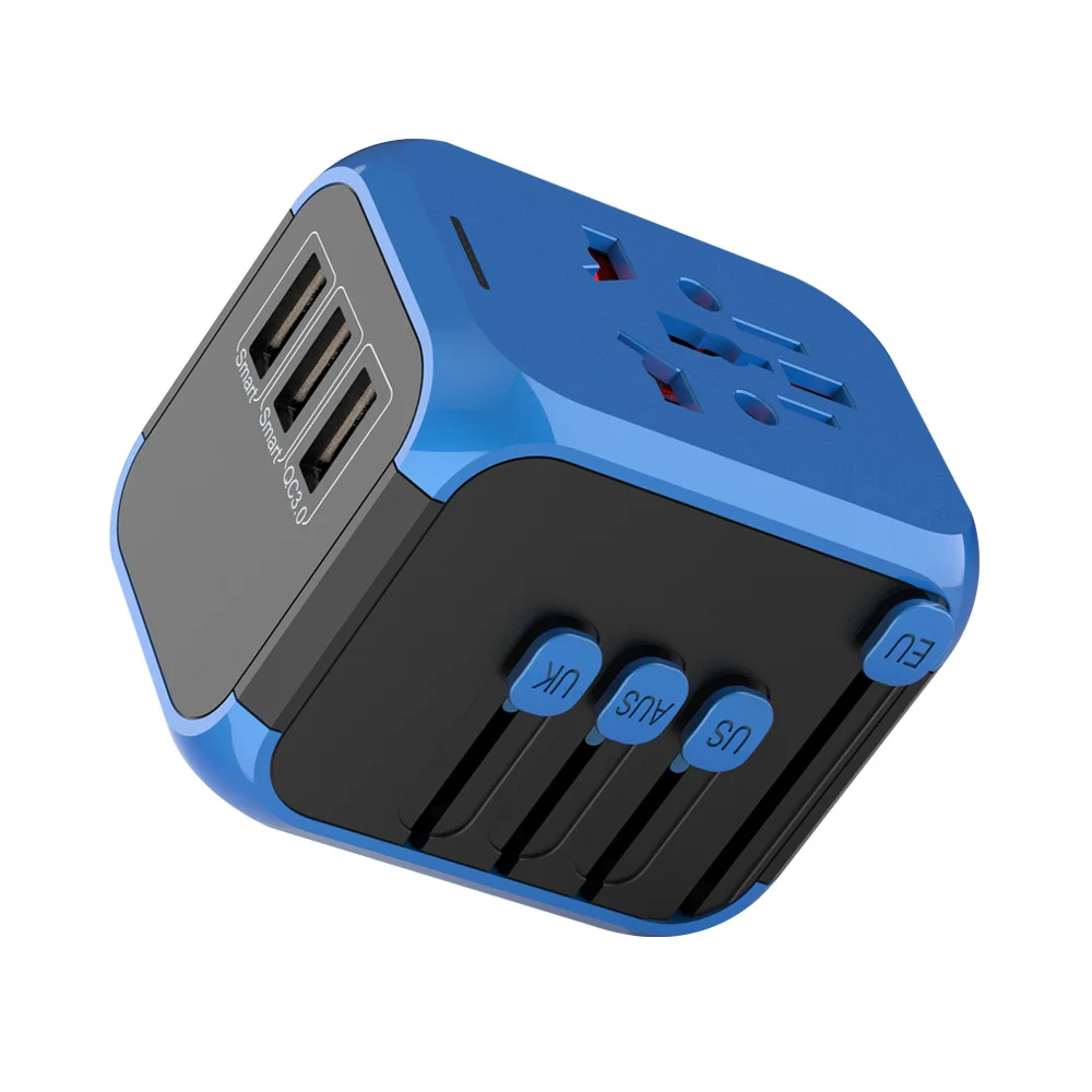 

Hot products PD QC3.0 wall charger travel adapter International Universal Travel power adapter travel plug sockets usb