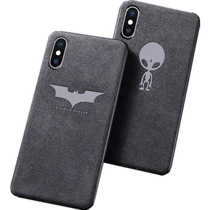 Non Slip Plush Suede Phone Case iPhone XS XS Max XR