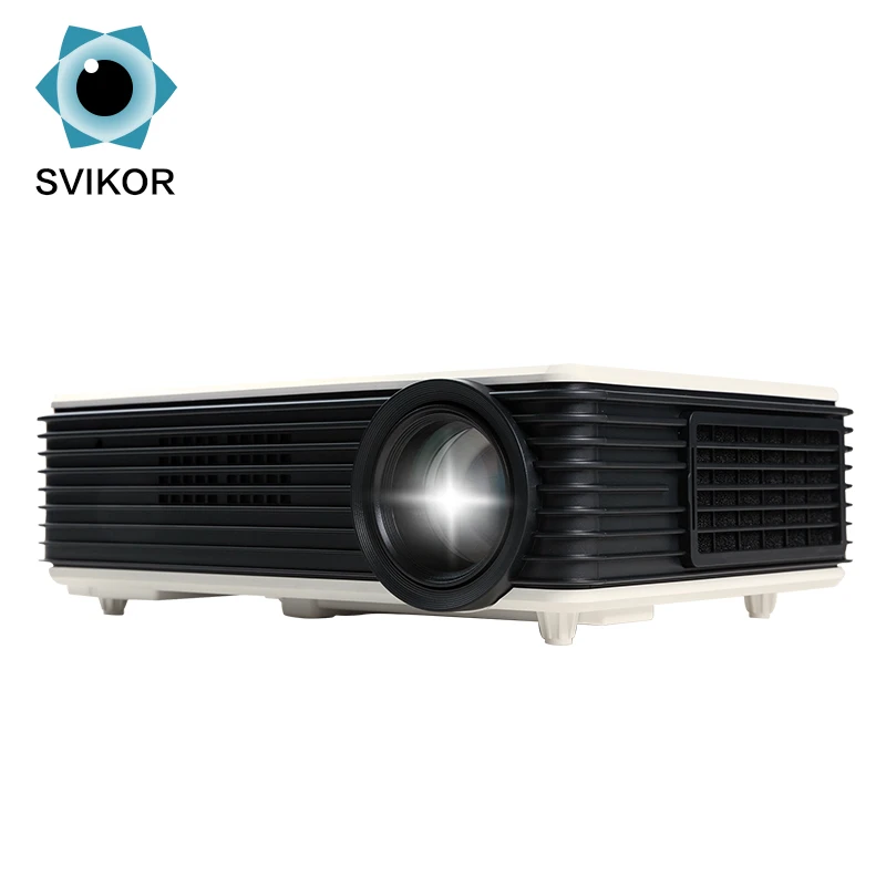 

Low Cost Movie Theater Led Projector Mini 4K Native 1280*800, White/ black