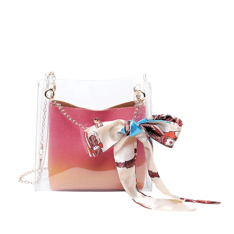 

PVC Jelly Handbag Fashion Summer Transparent Women Handbag Bag