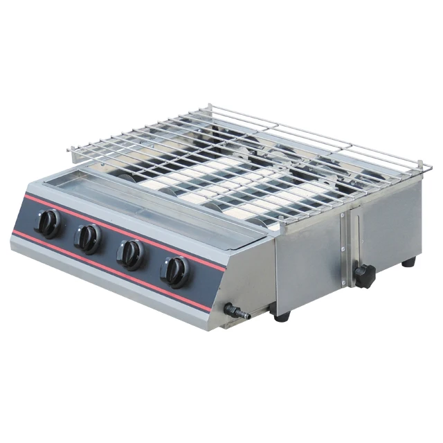 

Outdoor Smokeless Stainless Steel table top Gas BBQ grill