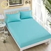 100% Polyester Microfiber Elastic Fitted Sheet Set Queen