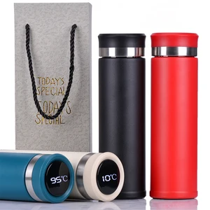 Image of Innovation Temperature Display Drink Water Reminder Stainless Steel 450ML Smart Vacuum mug