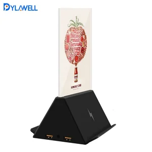 Easy Charge Kit Portable Menu Holder 10W Wireless Phone Charger