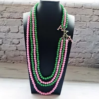 

New Design AKA Multi Strings Pearl Jewelry Necklace For Alpha Kap Alpha Sorority