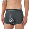 Separatec wholesale top quality black sport cotton clothing boxer briefs men underwear