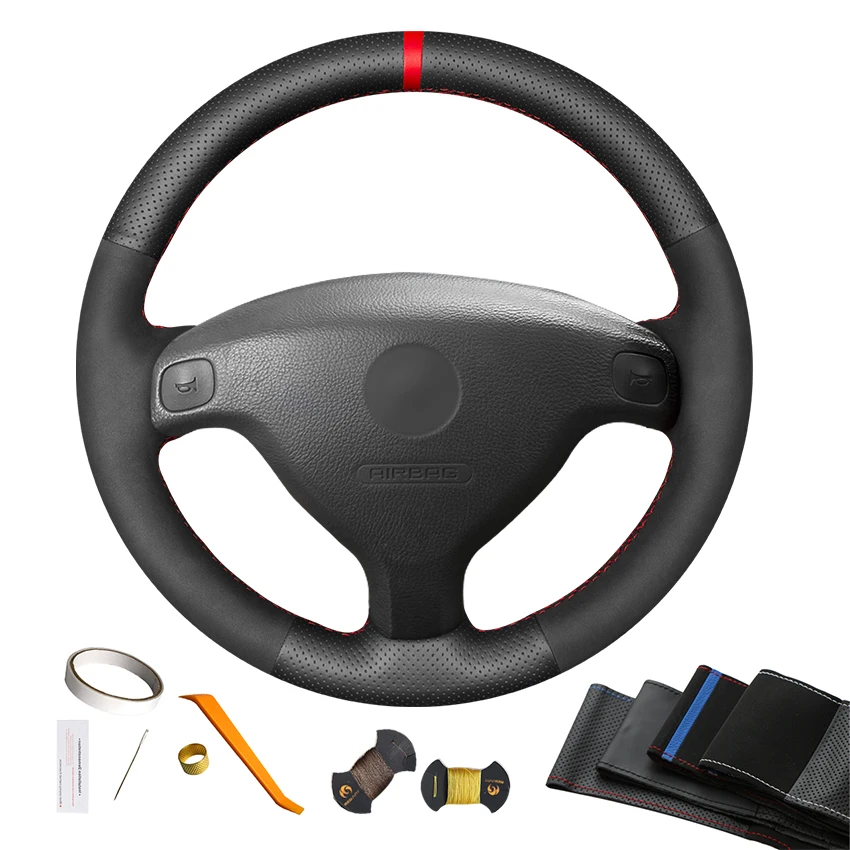 

Hand Sewing Suede Artificial PU Leather Steering Wheel Cover for Opel Astra G H Zafira A 1998 1999 2000 2001 2002 2003 2004 2005