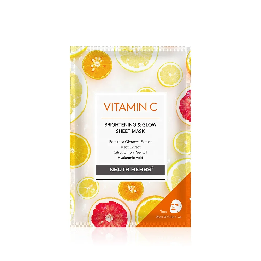 

Oem Brilliant And Bright Skin Whitening Repair Vitamin C Facial Mask