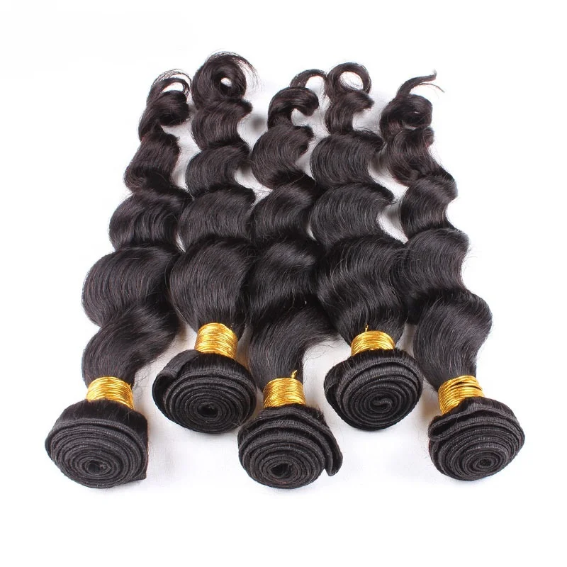 

Unprocessed top quality remy human virgin hair weaves, Natural color or as your request