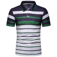 

MOQ 1 Drop shipping design maker customized polo shirt stripes