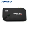 Stable quality Hybrid-H1 android ott box & dvbt2 receiver hybrid tv box Support Single and multiple PLPS