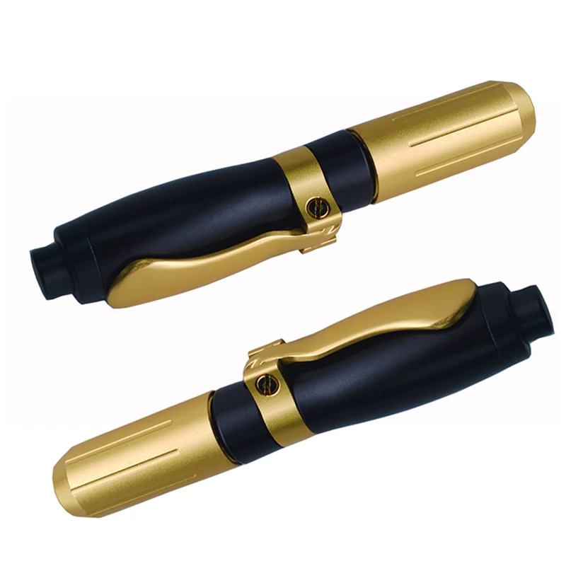

High Pressure Needle Free Meso Hyaluronic Injection gun Anti Wrinkle Hyaluronic Acid Pen, Gold&rose