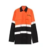 Custom industrial safety staff wear 3m reflective work jacket for men OEM wholesale