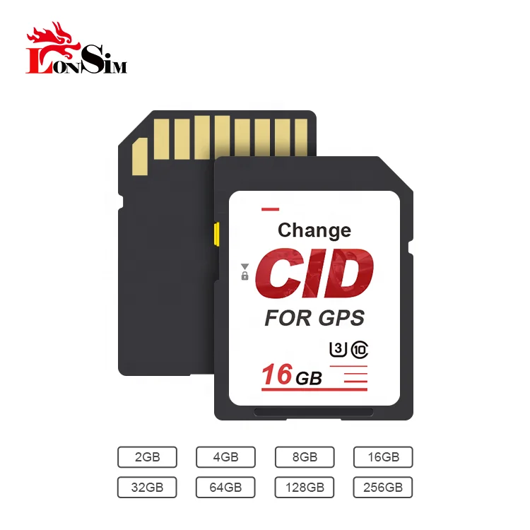 

Free shipping Custom CID Sd Card 16gb 32gb change cid, High quality memory card blue black