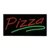 Hidly 12*24 Inch Super Bright Pizza LED Open Sign Indoor Advertising Acrylic LED Sign for Pizza Restaurant, Shop