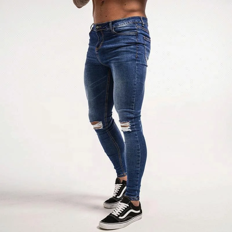 2019 high quality jeans jaket mens wholesale new fashion biker jeans, dropship ripped men jeans