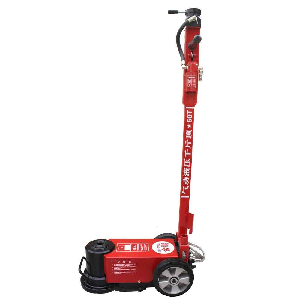 
50T Truck Pneumatic Car Lift Jack Trolley Hydraulic Air Jack 