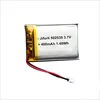 502535 3.7v 400mah 1.48Wh lithium ion polymer rechargeable battery cells for E-book/Smart speakers