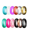 5.7mm Wide 12 Colour Silica Gel Sparkling Powder Female Sport Ring