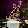 Seven color changes 3d led Acrylic lamp motion sensor unicorn kids night light