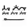 Urlwall 54PCS Assorted Car Rivet Retainer Screw Fastener Clip Nail 6Types Automotive Fastener with Rivet Nail Auto Fastener Tool