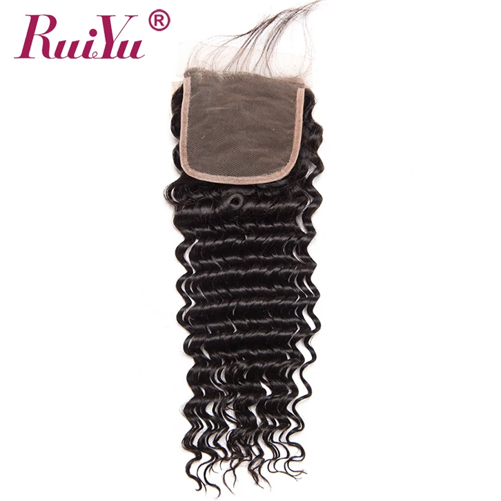 

Wholesale closure with baby hair free parting hair 4*4 closure, Natural color