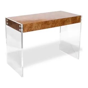 Fashion Luxury Clear Acrylic Used Computer Stand Up Laptop Desk